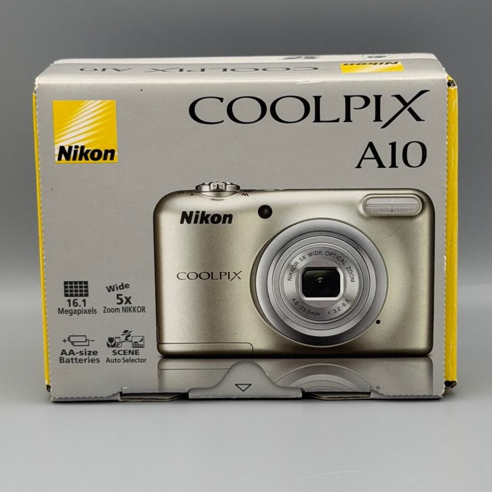 📷 Nikon Coolpix A10 Digital Camera | 16MP | Silver | New Old Stock